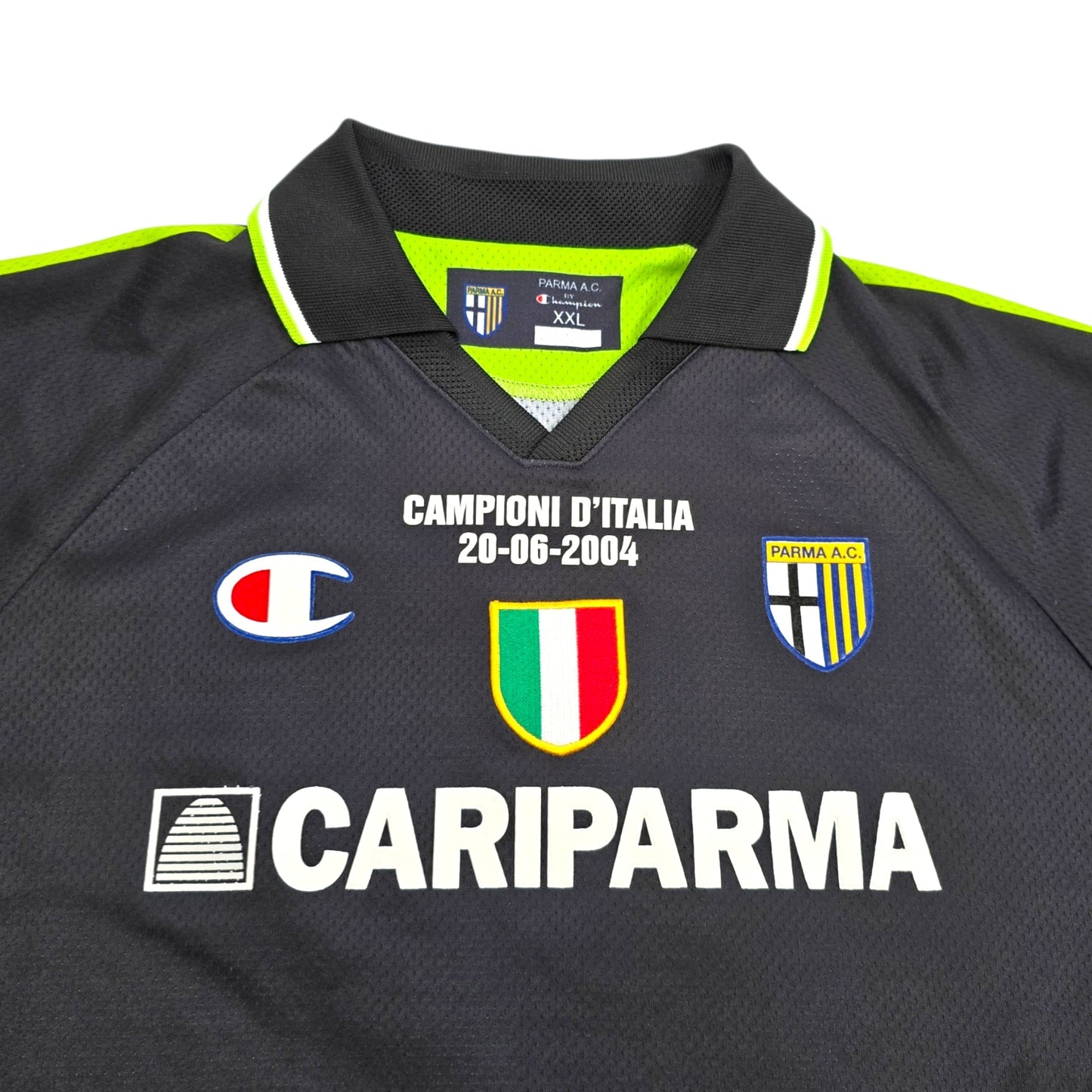 2003/04 Parma Goal Keeper Football Shirt (2XL) Champion #22 Voconi