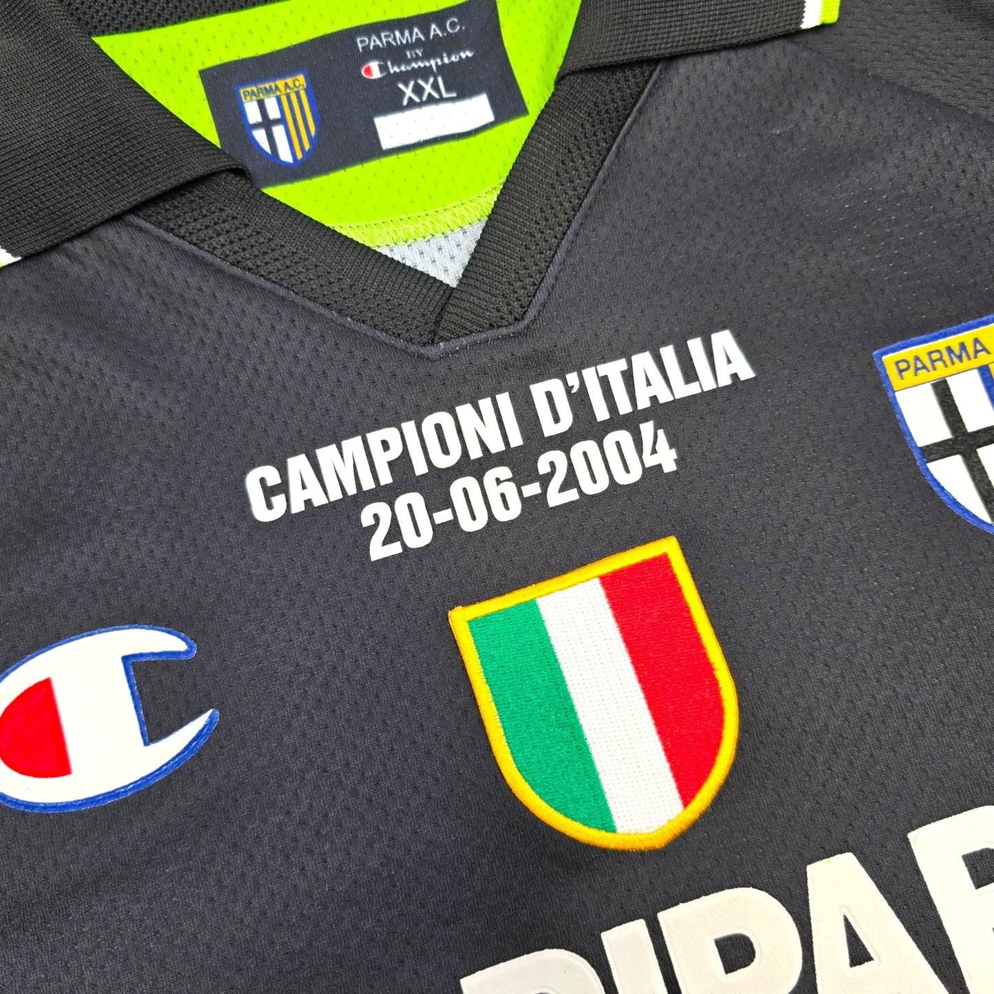 2003/04 Parma Goal Keeper Football Shirt (2XL) Champion #22 Voconi
