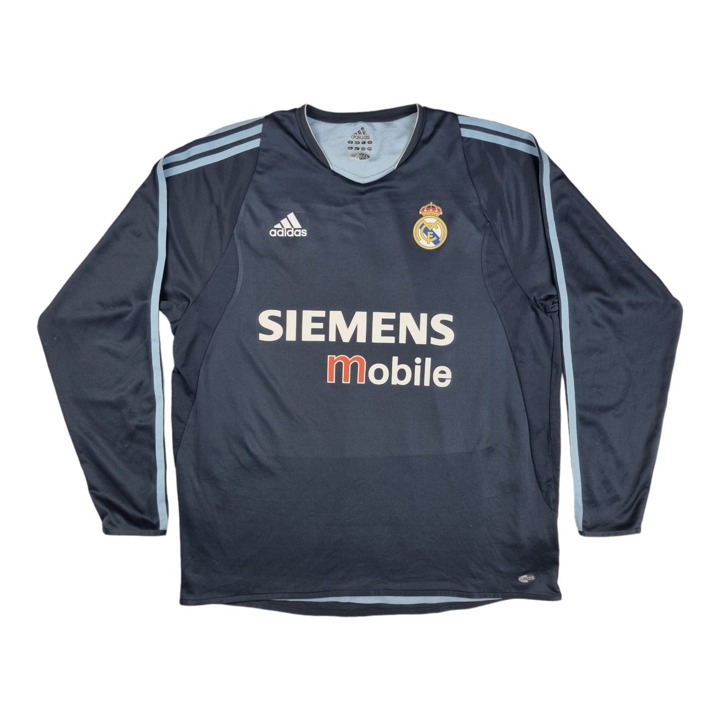 2003/04 Real Madrid Away Football Shirt (L) Adidas #5 Zidane