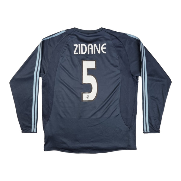 2003/04 Real Madrid Away Football Shirt (L) Adidas #5 Zidane
