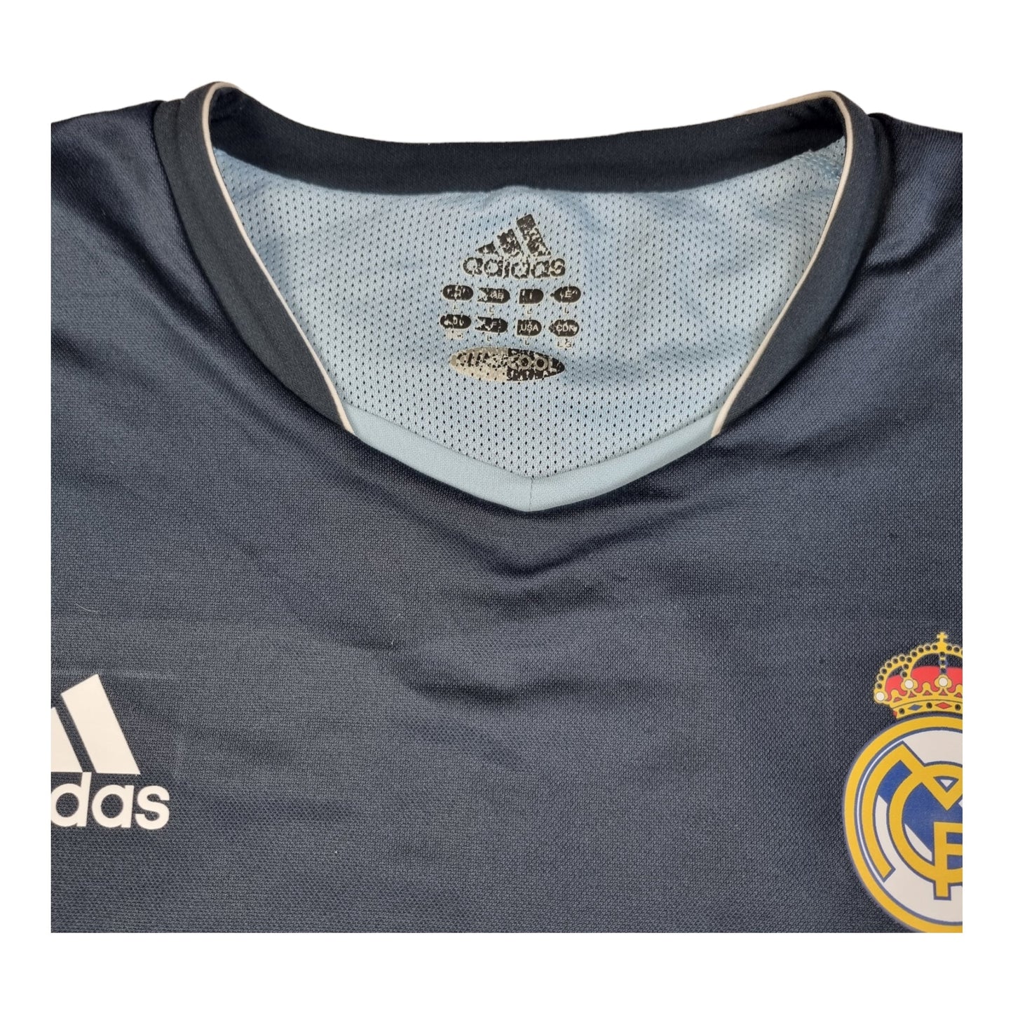 2003/04 Real Madrid Away Football Shirt (L) Adidas #5 Zidane