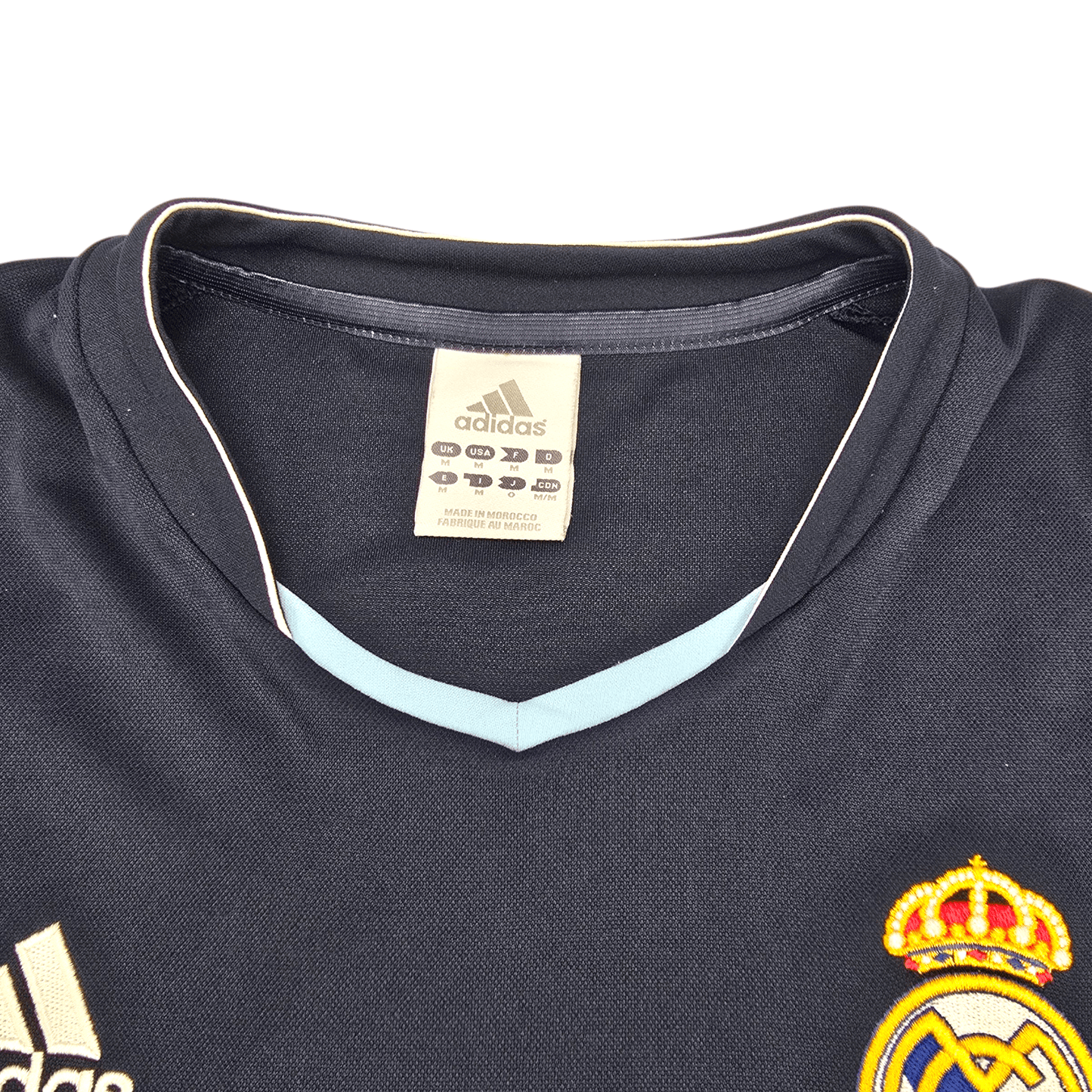 2003/04 Real Madrid Away Football Shirt (M) Adidas #9 Ronaldo