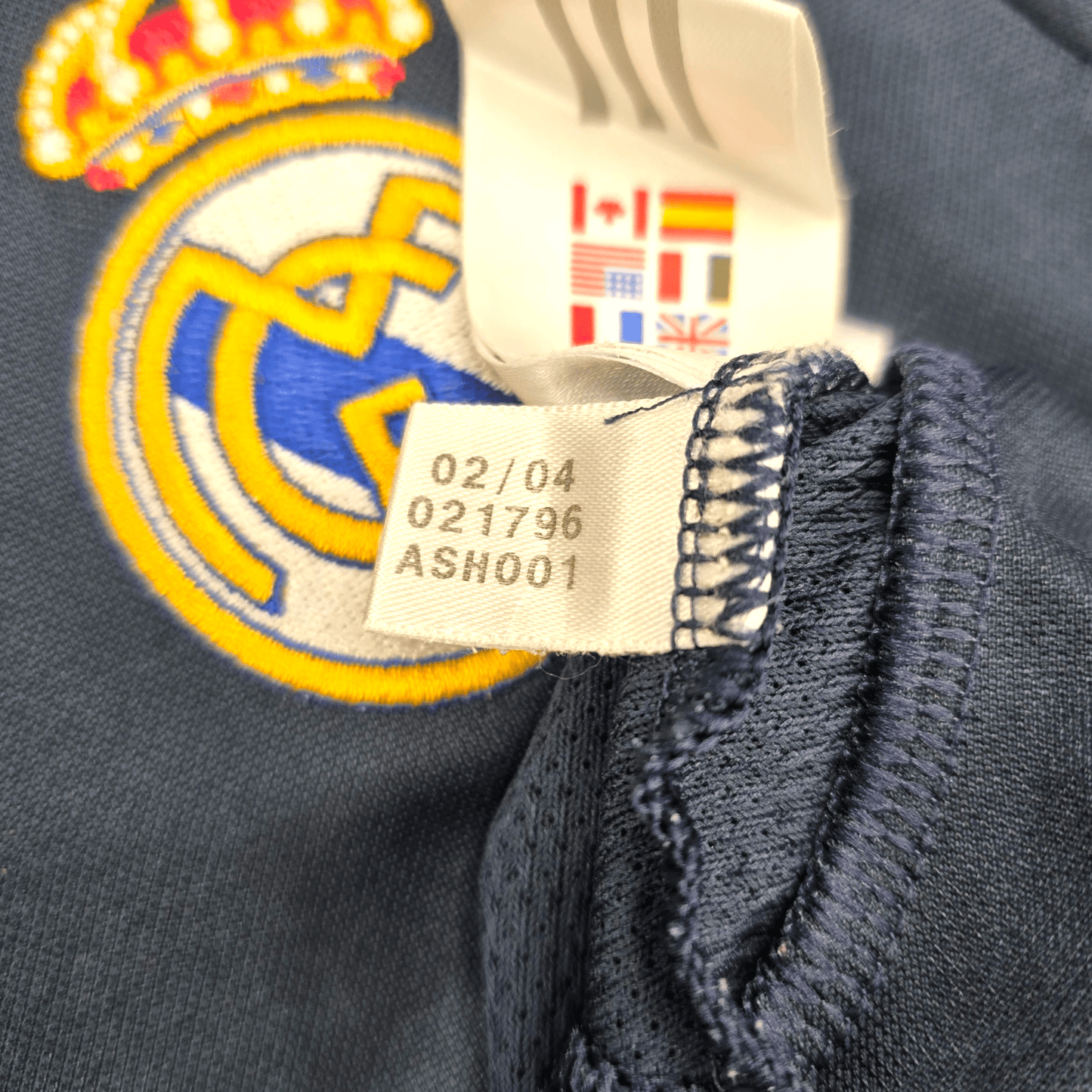 2003/04 Real Madrid Away Football Shirt (M) Adidas #9 Ronaldo