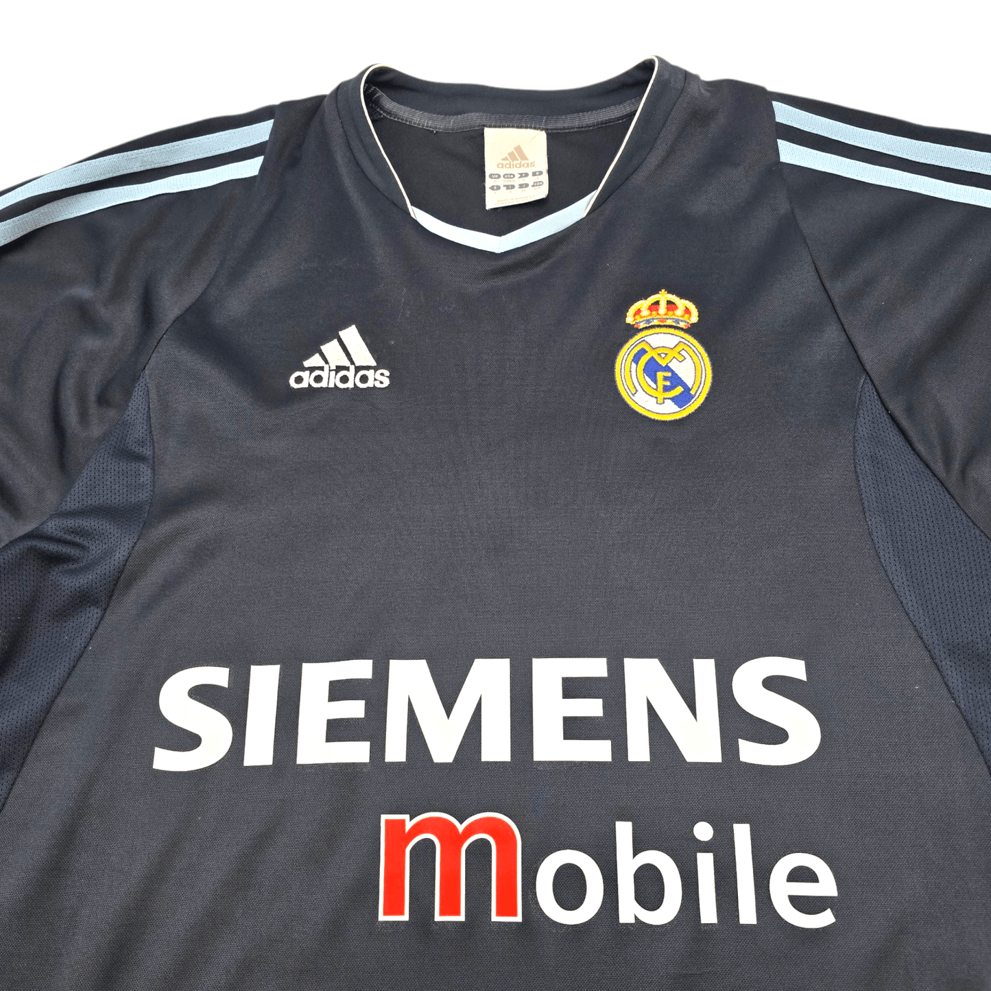2003/04 Real Madrid Away Football Shirt (S) Adidas #5 Zidane