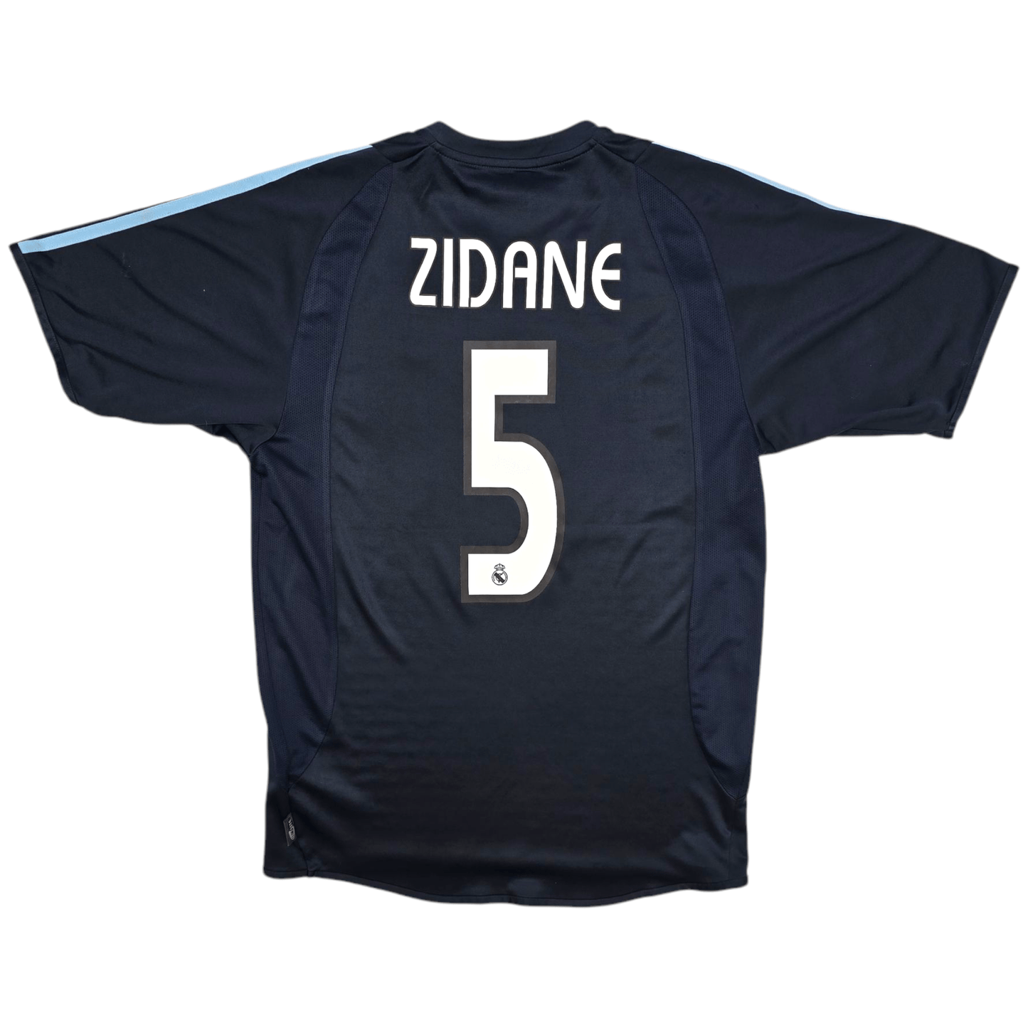 2003/04 Real Madrid Away Football Shirt (S) Adidas #5 Zidane