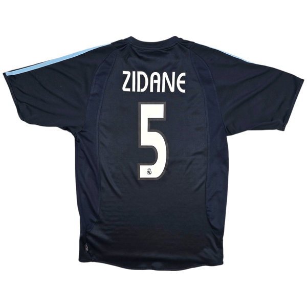2003/04 Real Madrid Away Football Shirt (S) Adidas #5 Zidane