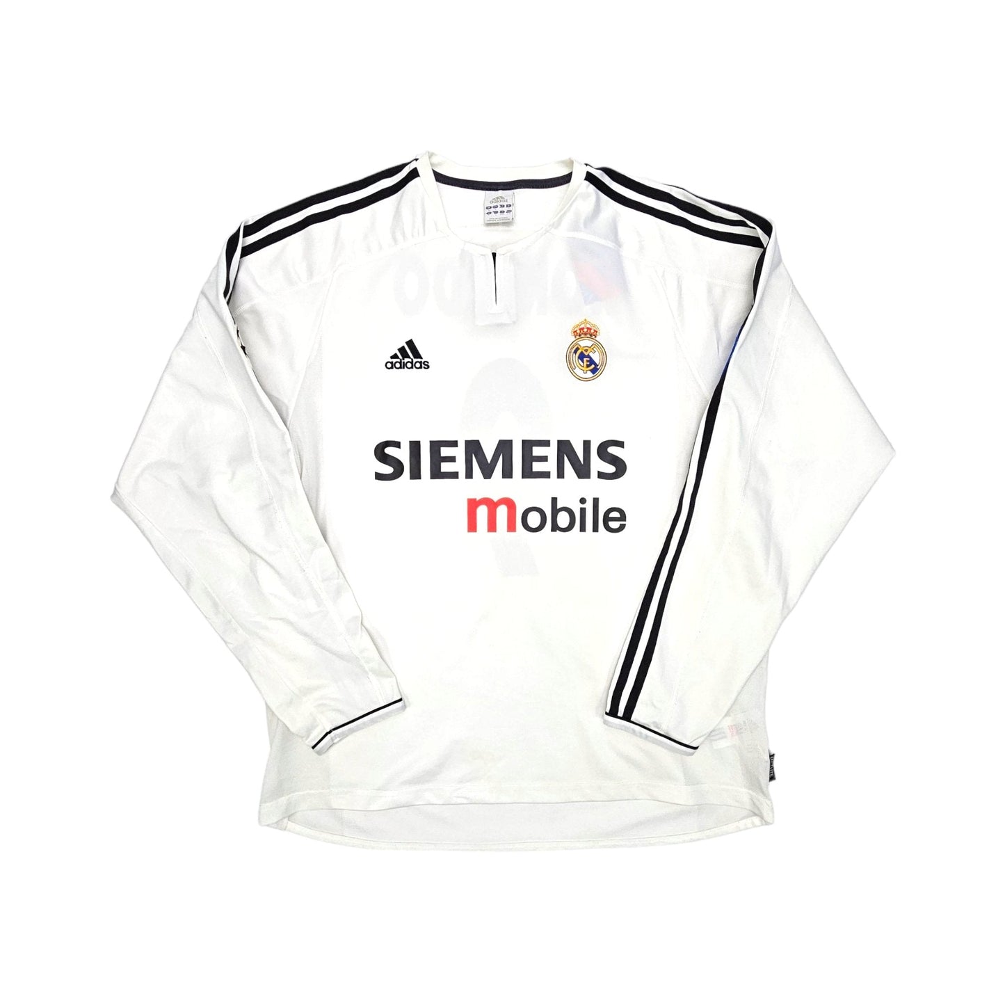 2003/04 Real Madrid Home Football Shirt (L) Adidas #9 Ronaldo