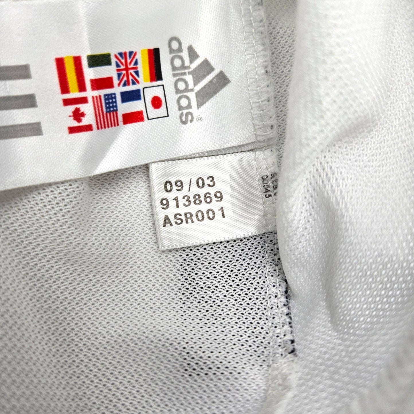 2003/04 Real Madrid Home Football Shirt (L) Adidas #9 Ronaldo