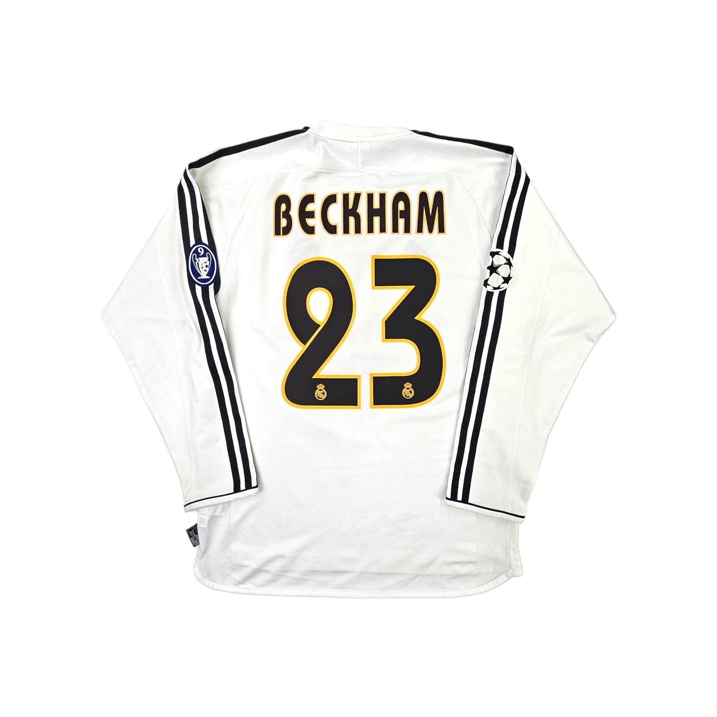 2003/04 Real Madrid Home Football Shirt (M) Adidas #23 Beckham