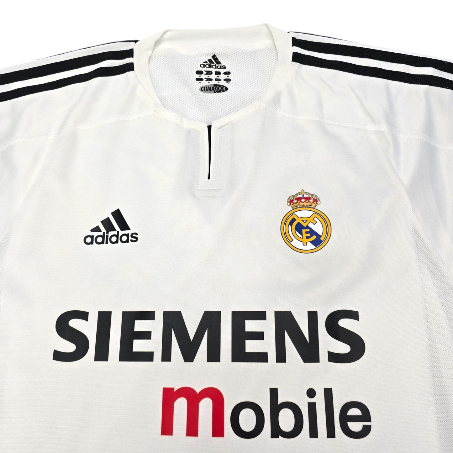 2003/04 Real Madrid Home Football Shirt (M) Adidas #23 Beckham (Player Version)