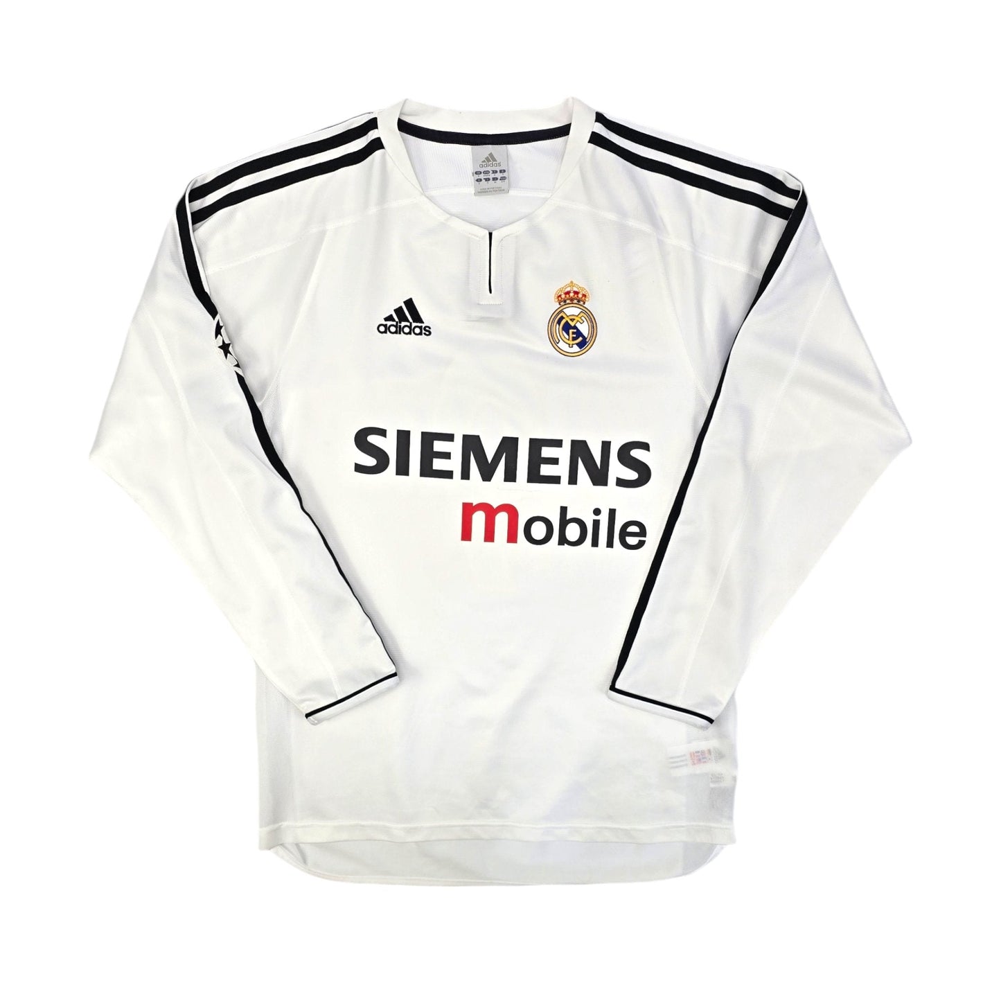 2003/04 Real Madrid Home Football Shirt (S) Adidas #9 Ronaldo (UCL)