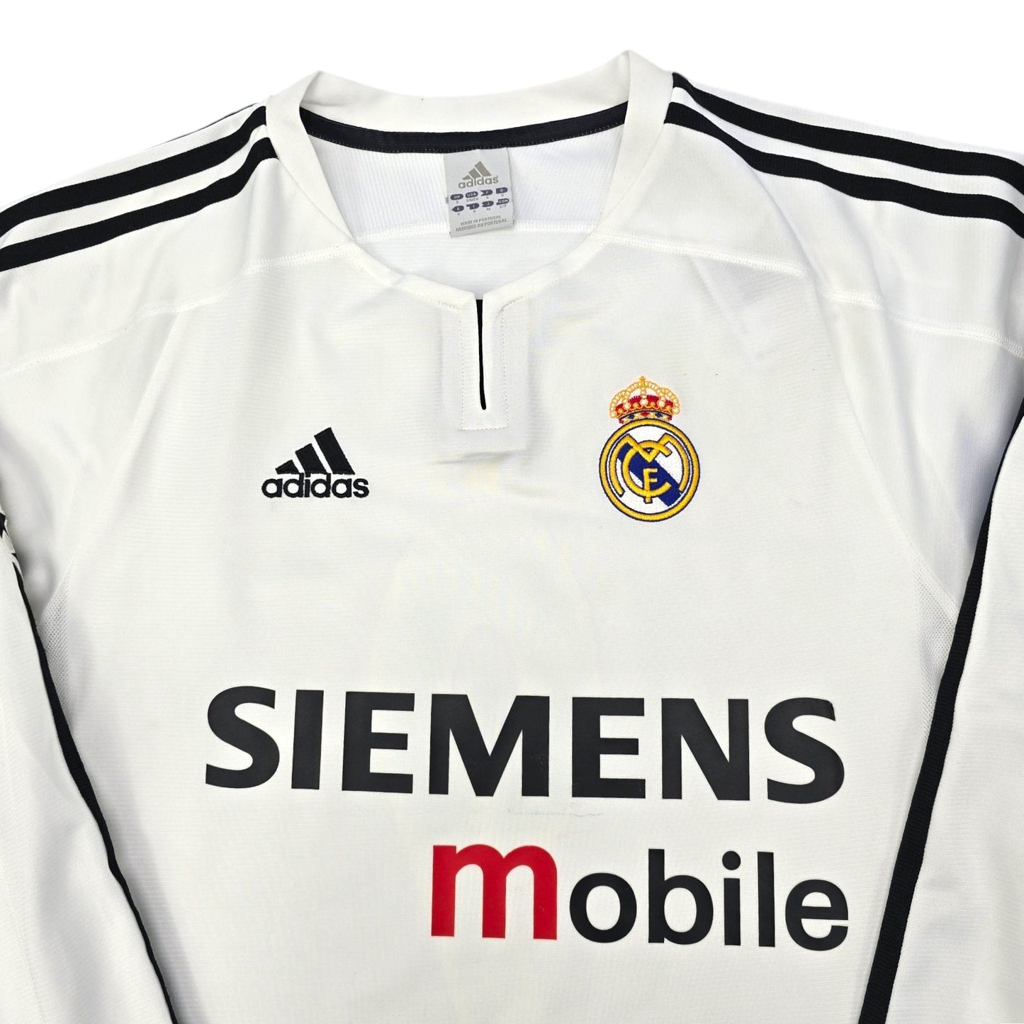 2003/04 Real Madrid Home Football Shirt (S) Adidas #9 Ronaldo (UCL)