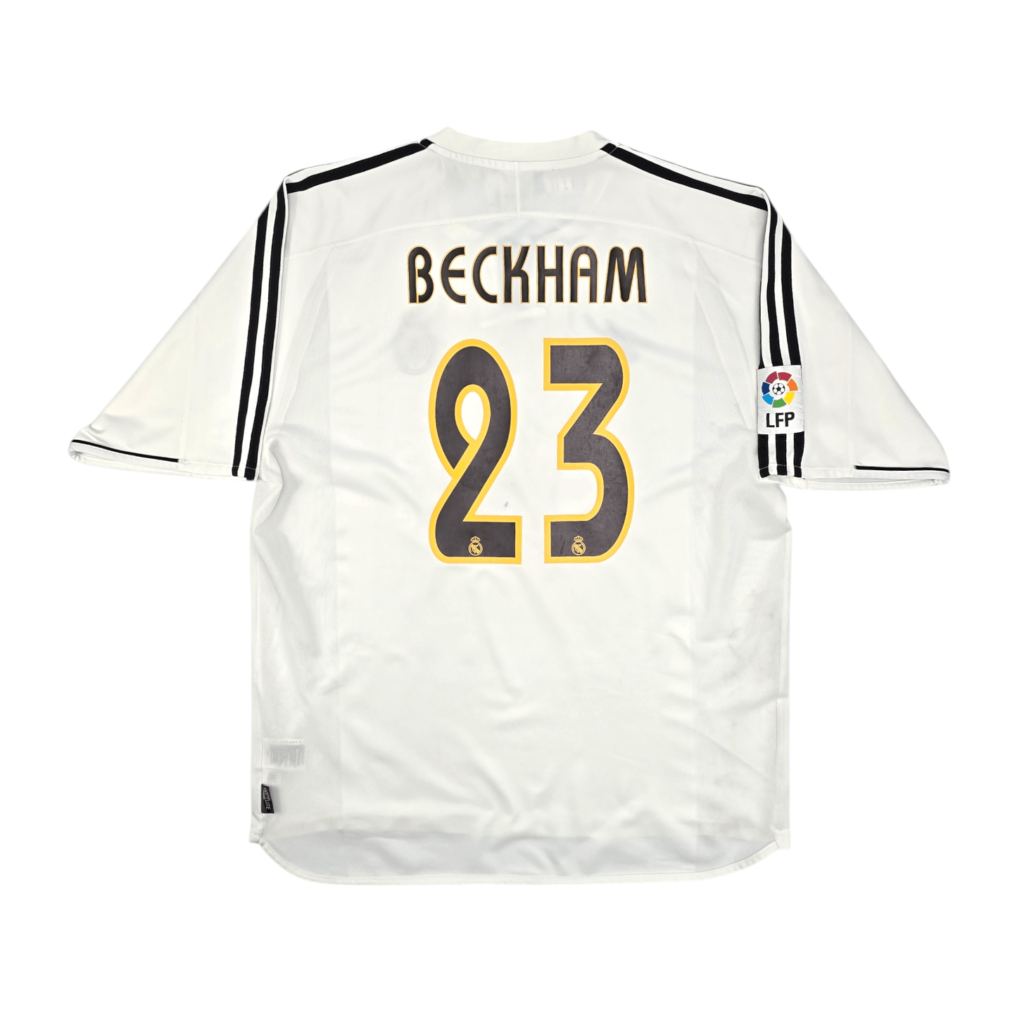 2003/04 Real Madrid Home Football Shirt (XL) Adidas #23 Beckham