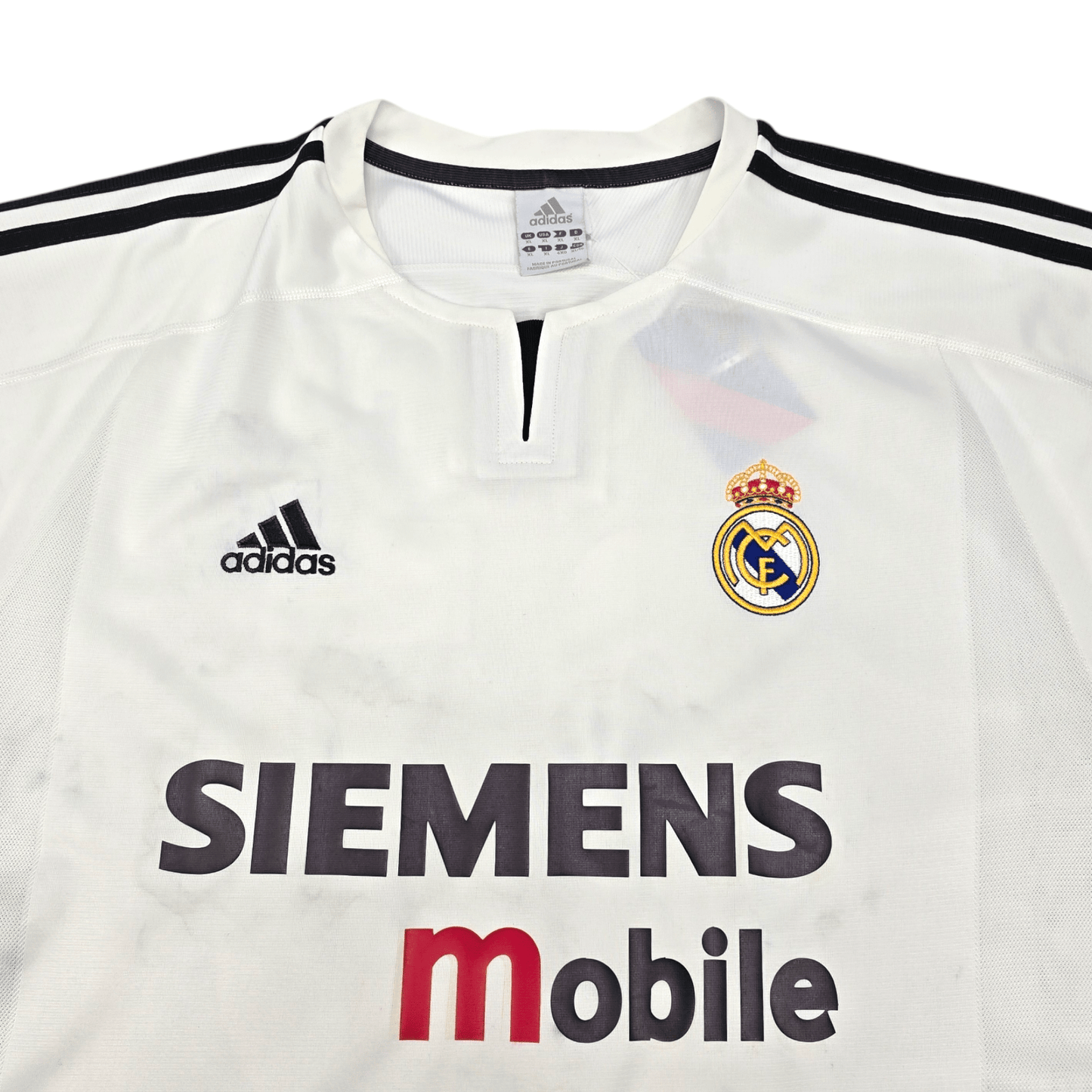 2003/04 Real Madrid Home Football Shirt (XL) Adidas #23 Beckham