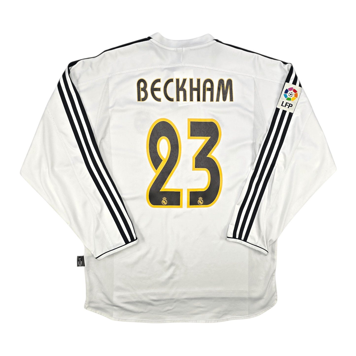 2003/04 Real Madrid Home Football Shirt (XL) Adidas #23 Beckham