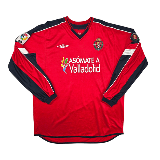 2003/04 Real Valladolid Away Football Shirt (XL) Umbro