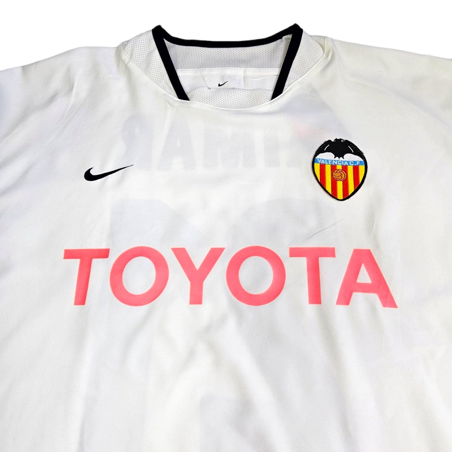 2003/04 Valencia Home Football Shirt (XL) Nike # 21 Aimar
