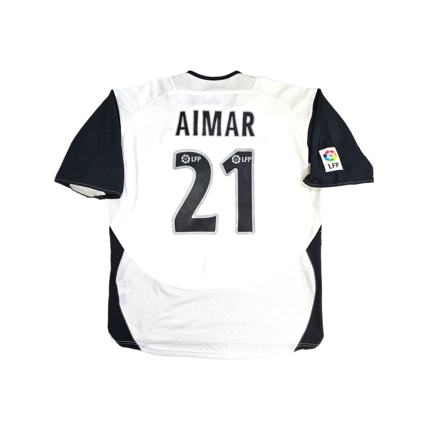 2003/04 Valencia Home Football Shirt (XL) Nike # 21 Aimar