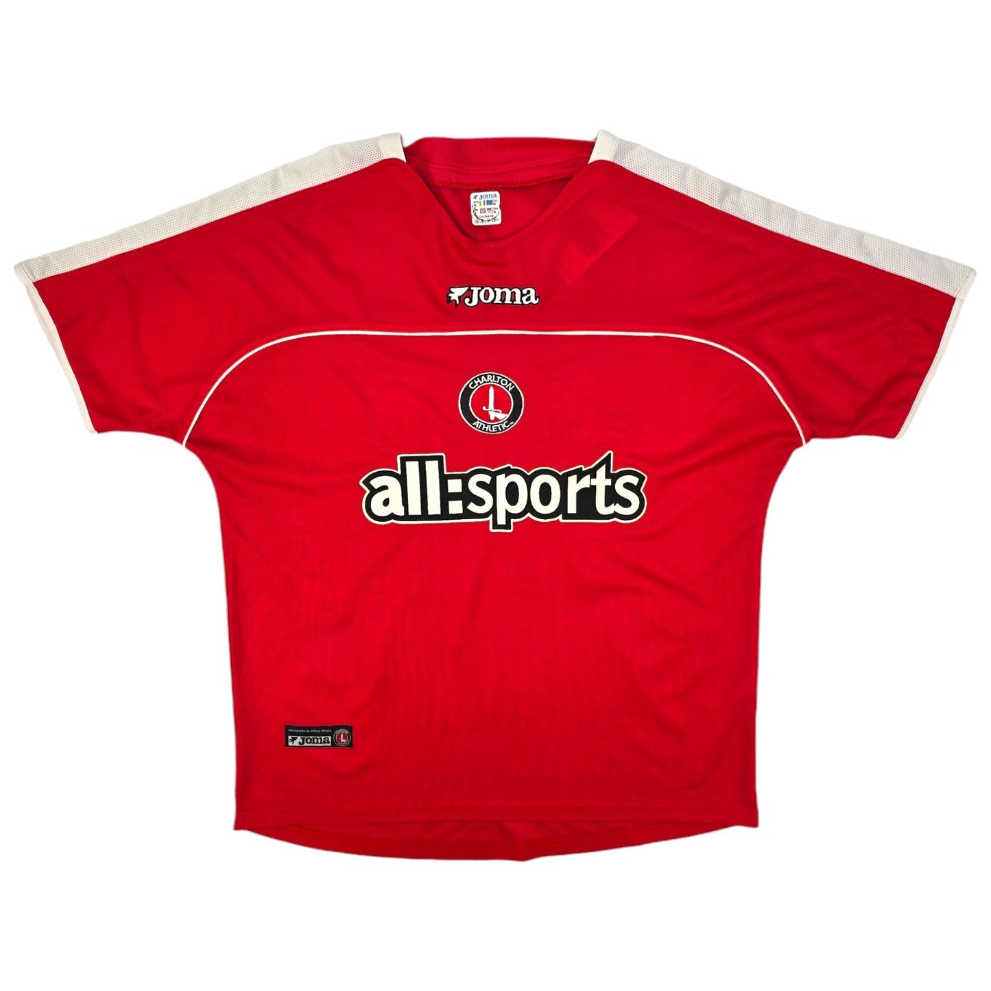 2003/05 Charlton Athletic Home Football Shirt (M) Joma #11 Di Canio