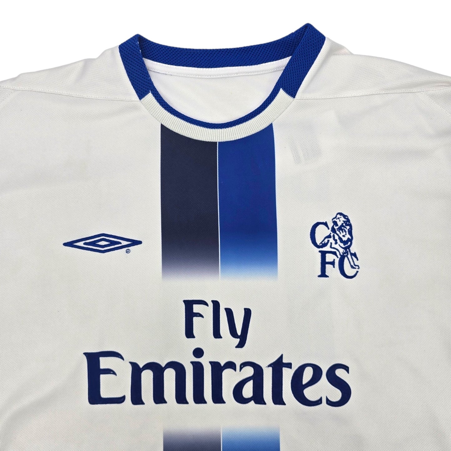 2003/05 Chelsea Away Football Shirt (L) #11 Duff (UCL)