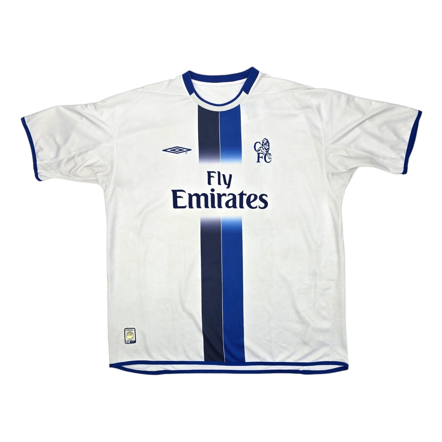 2003/05 Chelsea Away Football Shirt (L) #11 Duff (UCL)