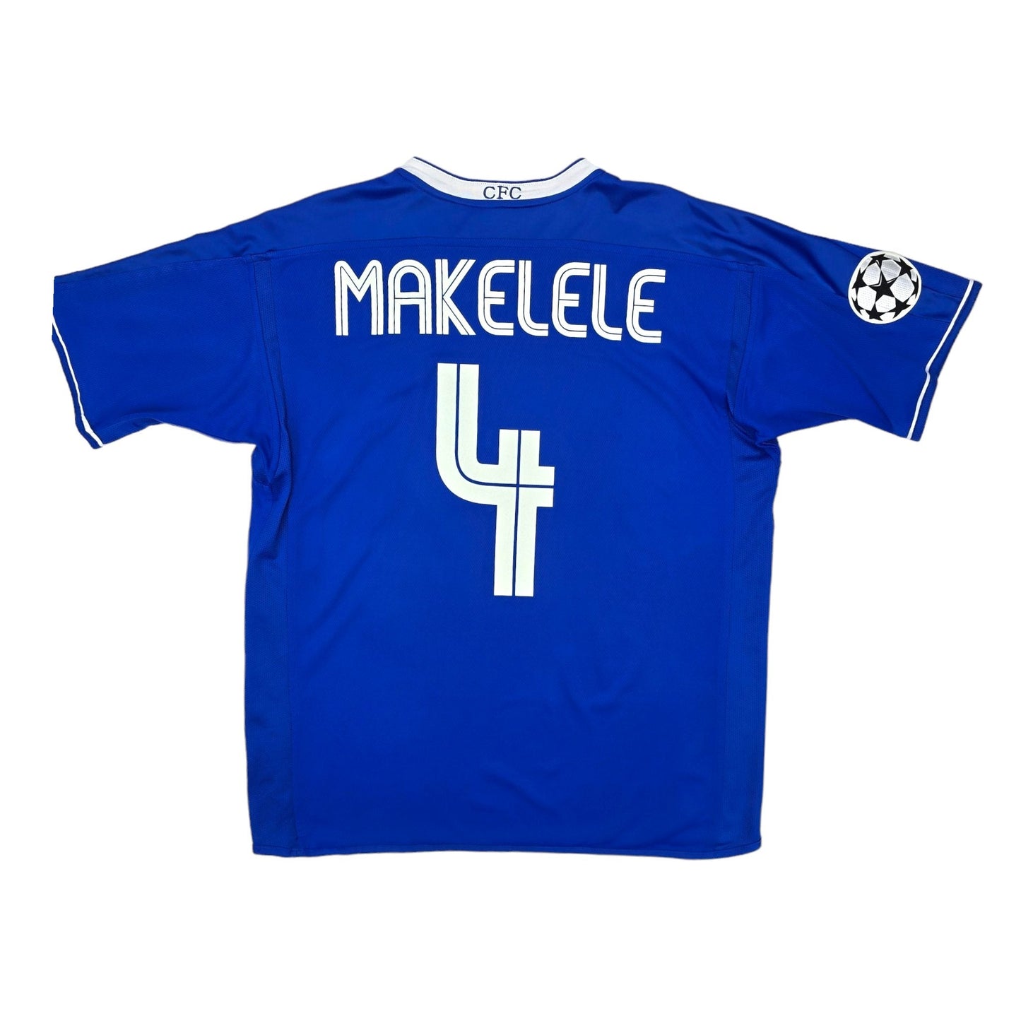 2003/05 Chelsea Home Football Shirt (L) Umbro #4 Makelele (UCL)