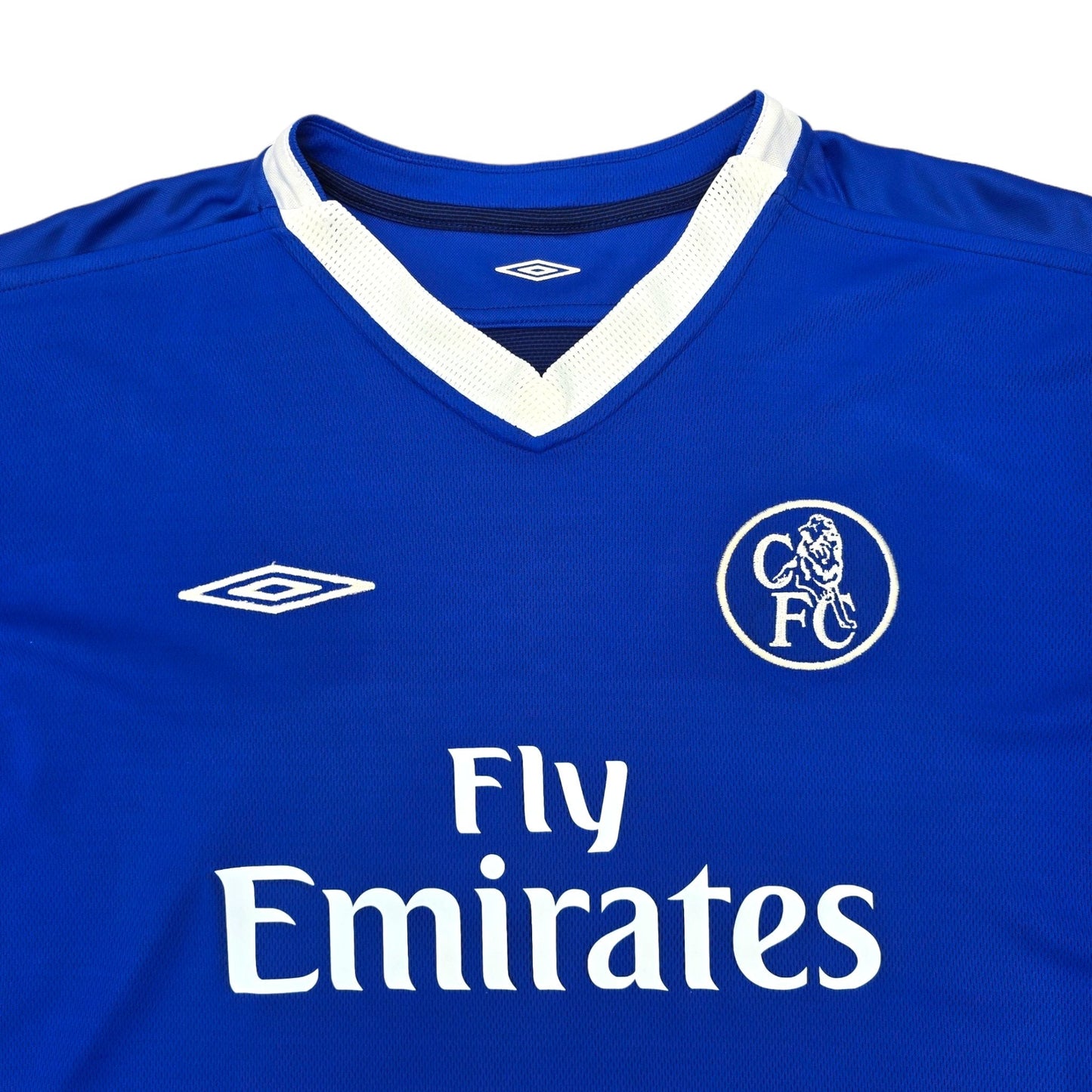 2003/05 Chelsea Home Football Shirt (L) Umbro #4 Makelele (UCL)