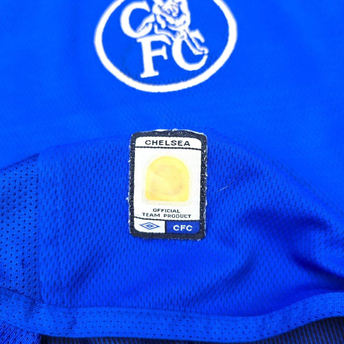 2003/05 Chelsea Home Football Shirt (L) Umbro #4 Makelele (UCL)