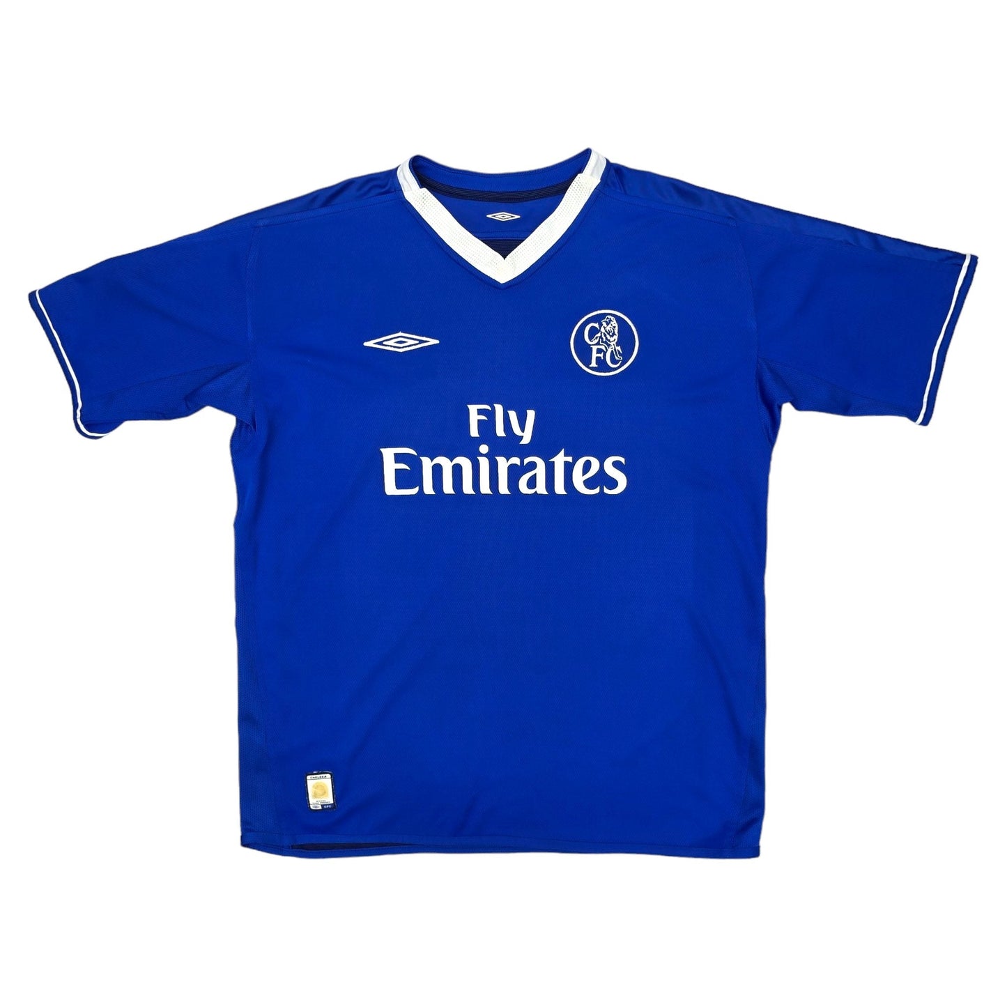 2003/05 Chelsea Home Football Shirt (L) Umbro #4 Makelele (UCL)