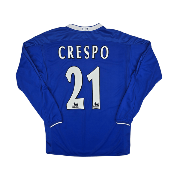 2003/05 Chelsea Home Football Shirt (M) Umbro #21 Crespo