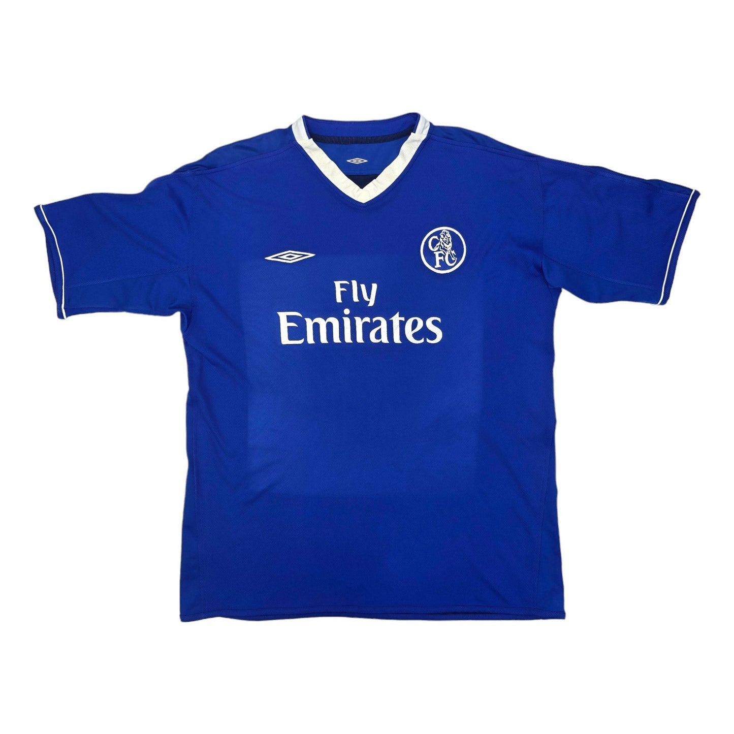 2003/05 Chelsea Home Football Shirt (XL) Umbro #30 Gronkjaer