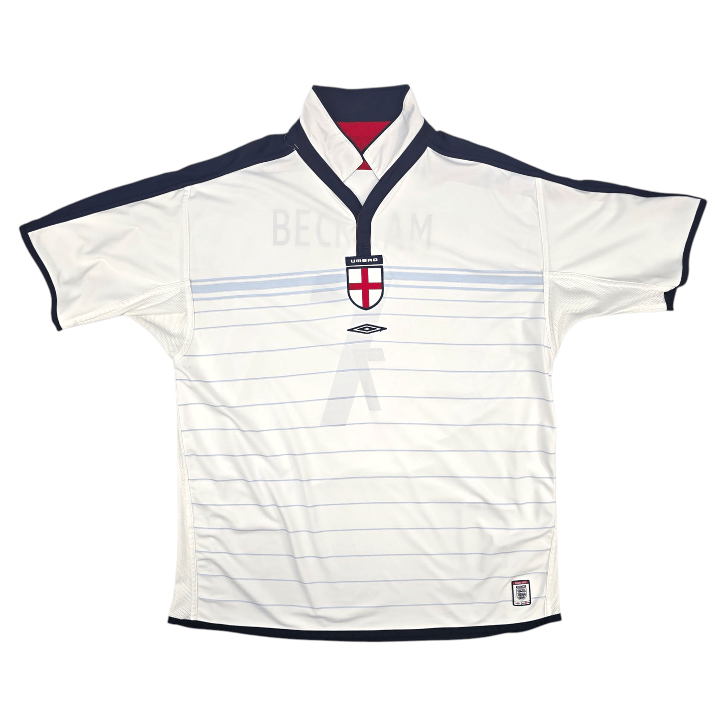 2003/05 England Home Football Shirt (2XL) Umbro #7 Beckham