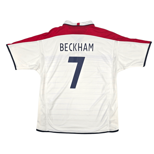 2003/05 England Home Football Shirt (2XL) Umbro #7 Beckham