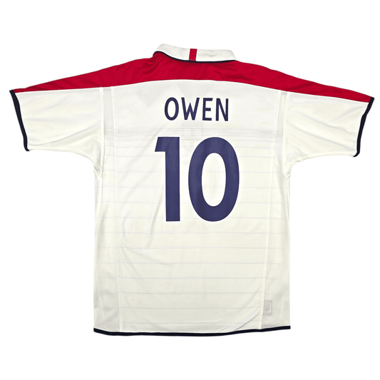 2003/05 England Home Football Shirt (L) Umbro #10 Owen