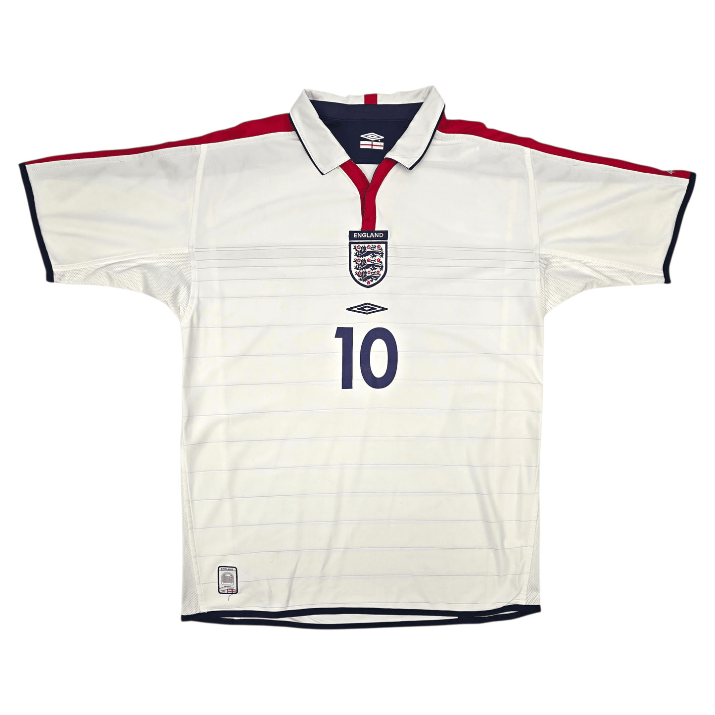 2003/05 England Home Football Shirt (L) Umbro #10 Owen