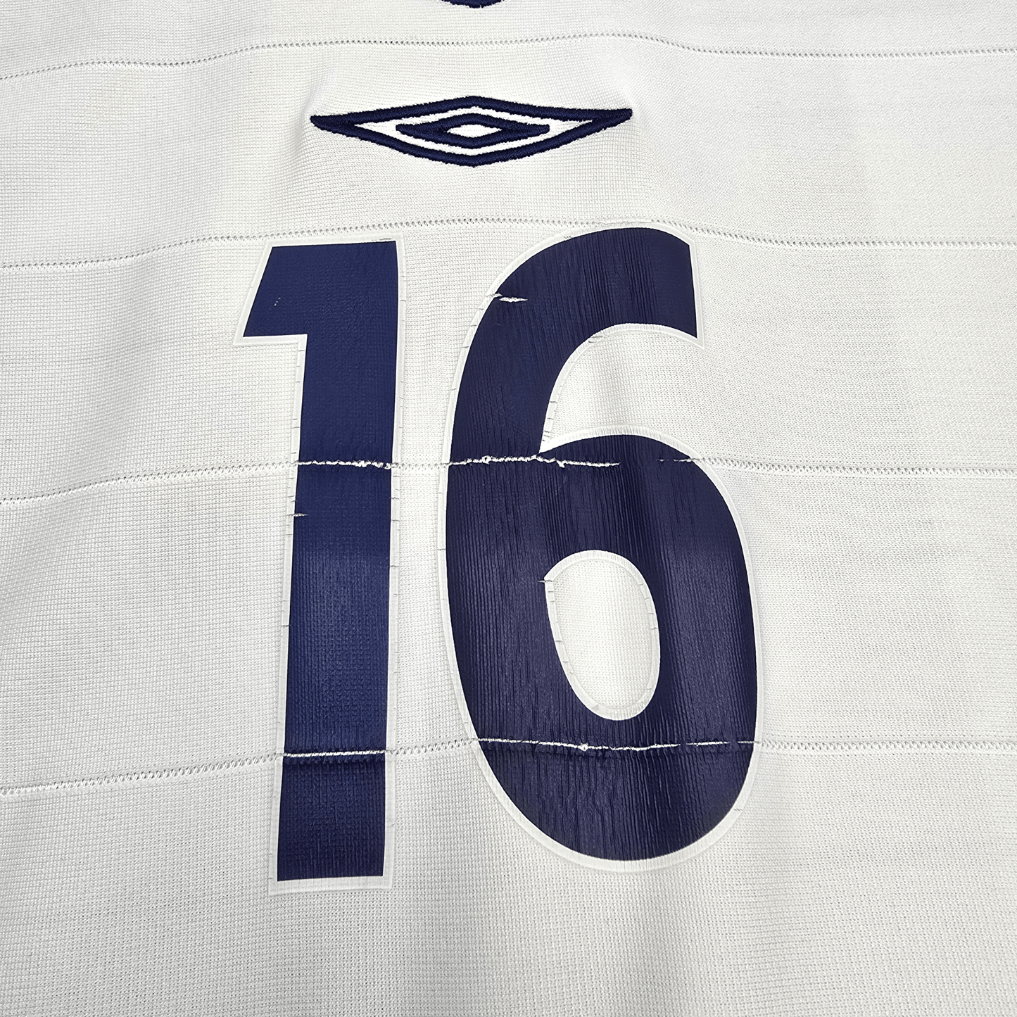2003/05 England Home Football Shirt (L) Umbro #16 J. Cole