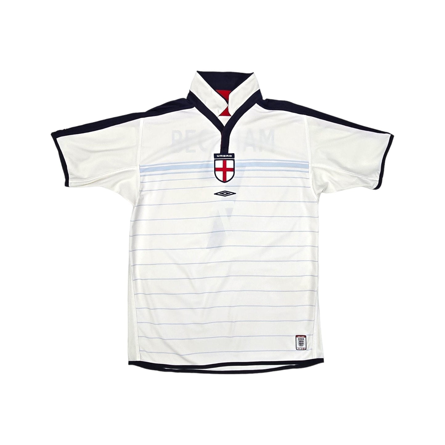 2003/05 England Home Football Shirt (L) Umbro #7 Beckham