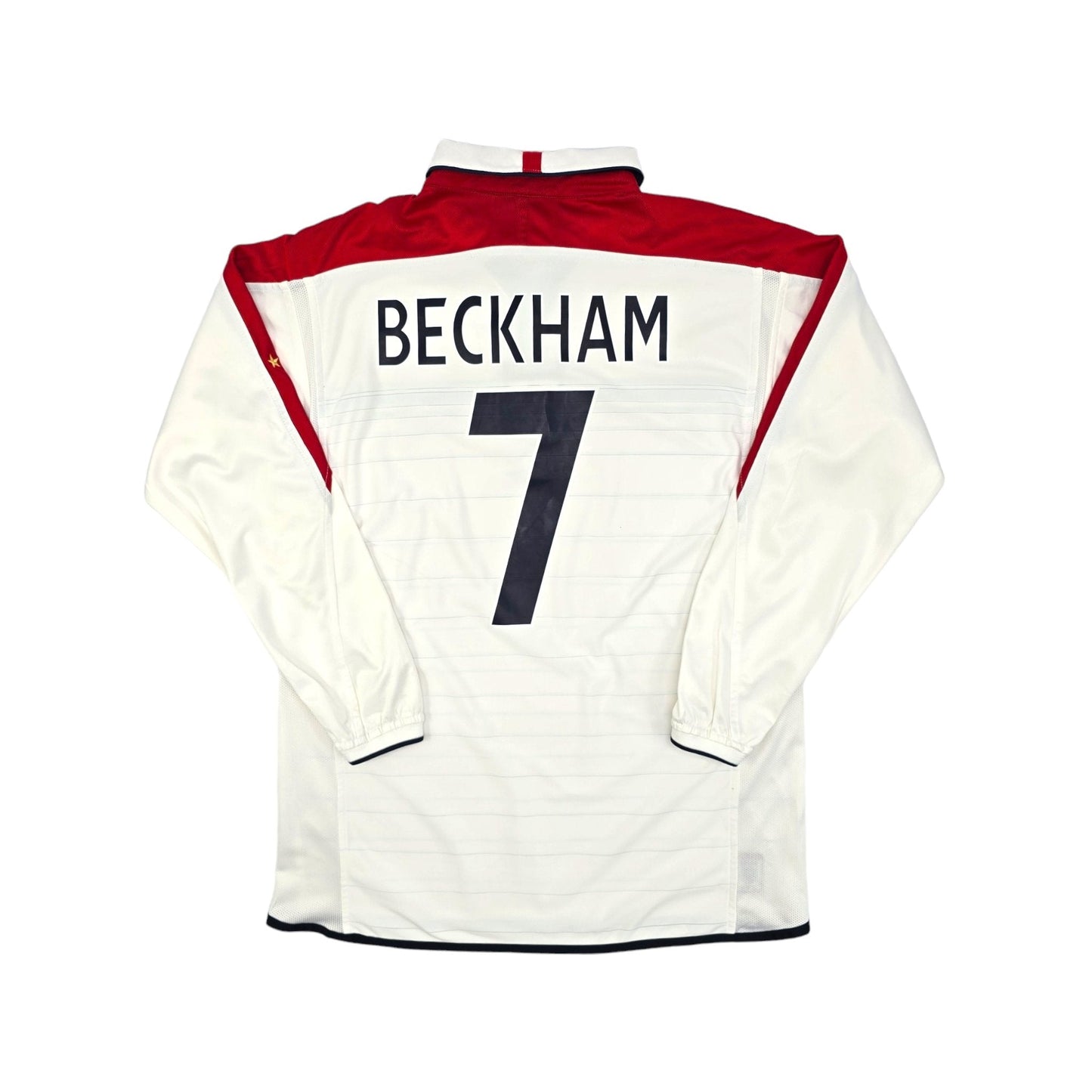 2003/05 England Home Football Shirt (L) Umbro #7 Beckham