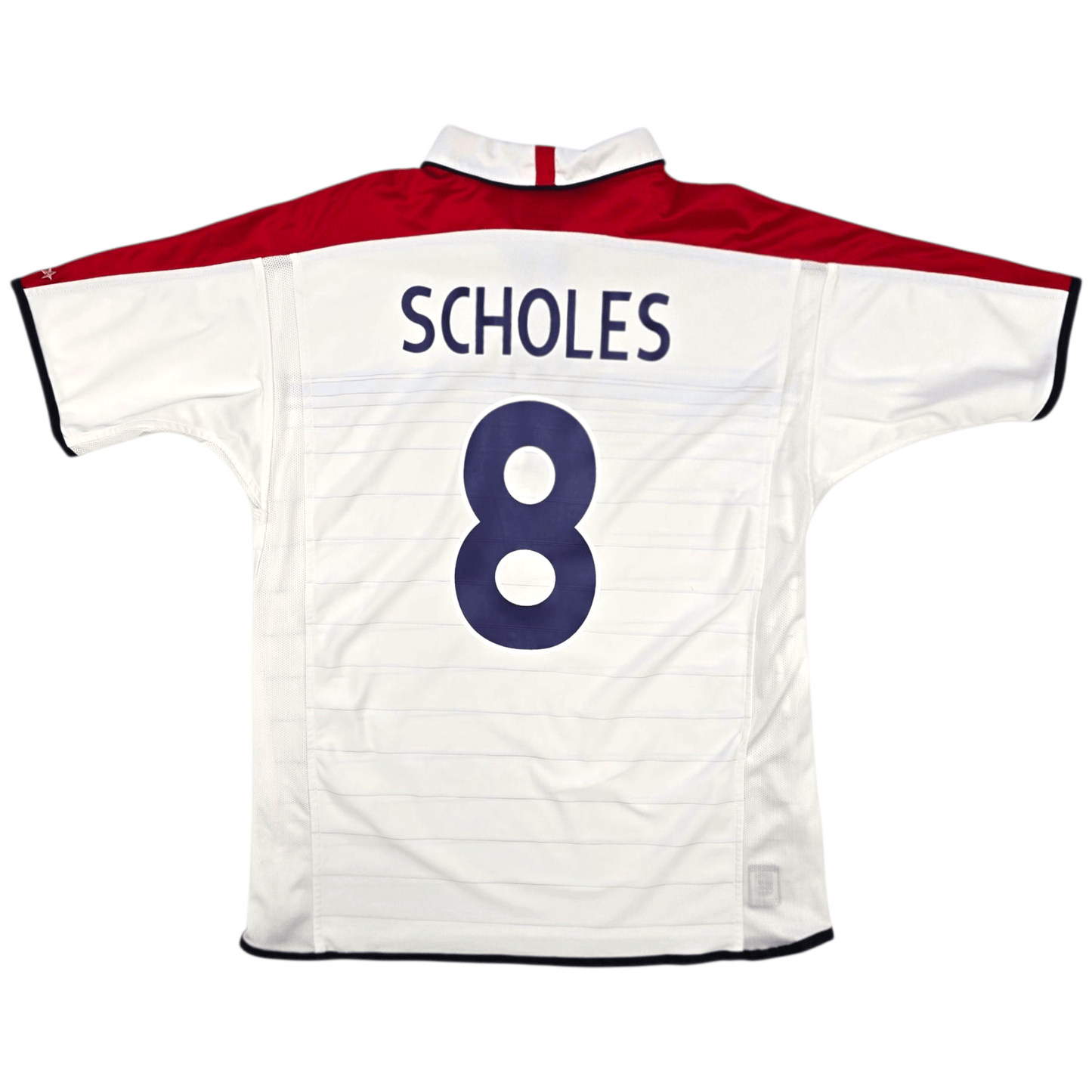 2003/05 England Home Football Shirt (L) Umbro #8 Scholes
