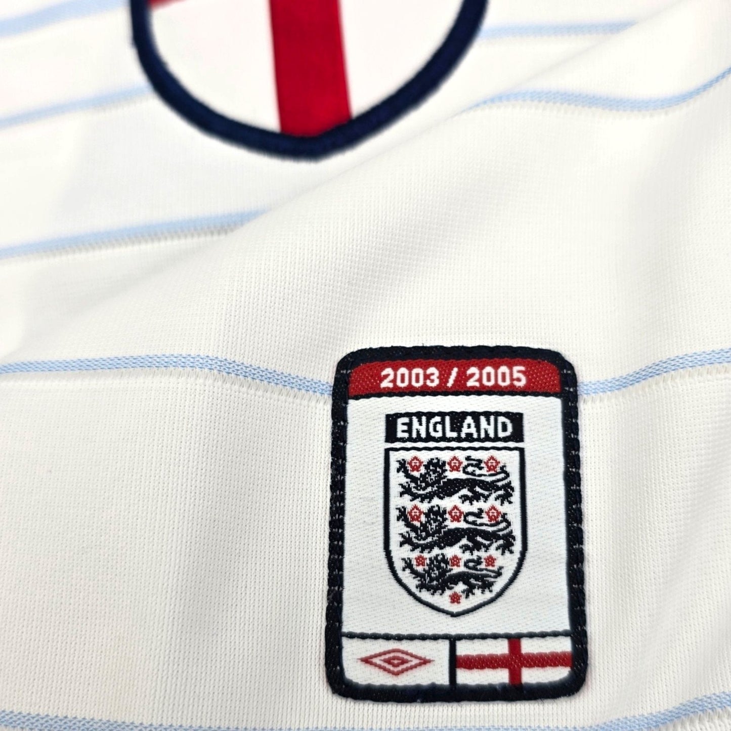 2003/05 England Home Football Shirt (S) Umbro #4 Gerrard
