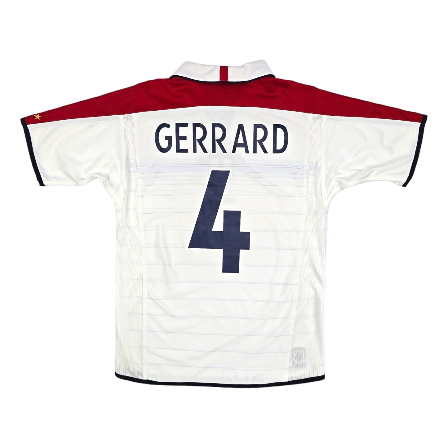 2003/05 England Home Football Shirt (S) Umbro #4 Gerrard