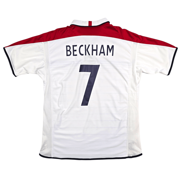 2003/05 England Home Football Shirt (XL) Umbro #7 Beckham