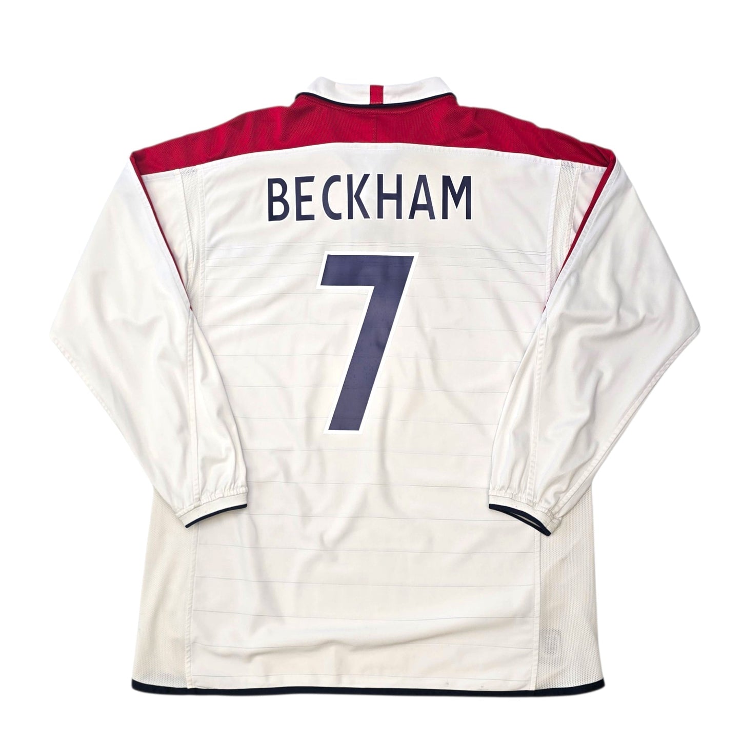 2003/05 England Home Football Shirt (XL) Umbro #7 Beckham
