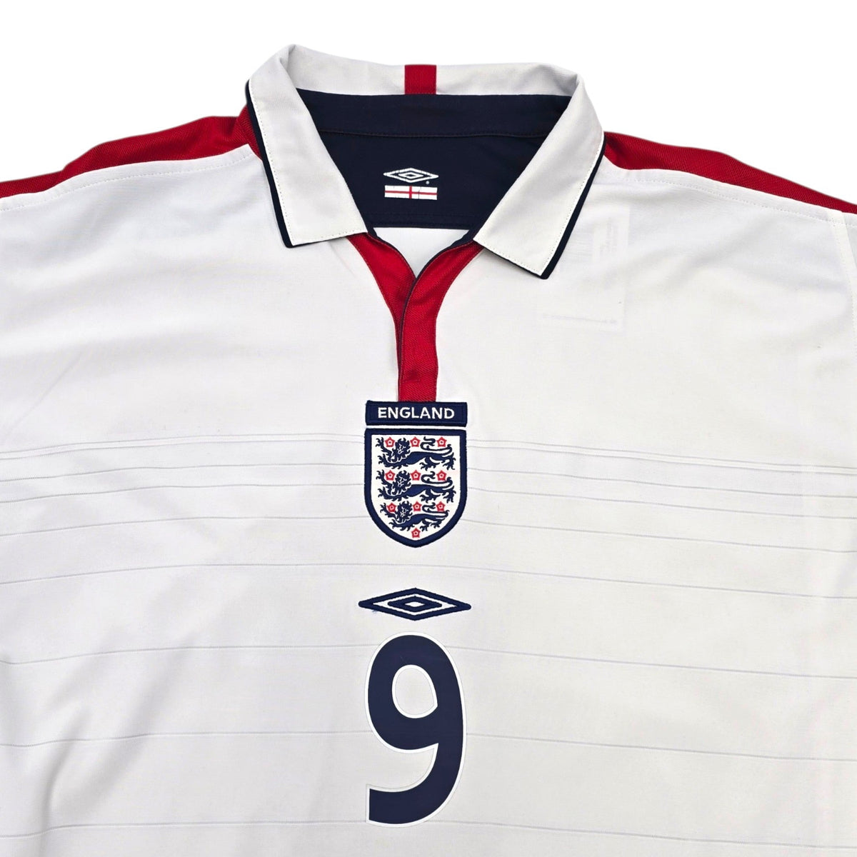 2003/05 England Home Football Shirt (XL) Umbro #9 Rooney