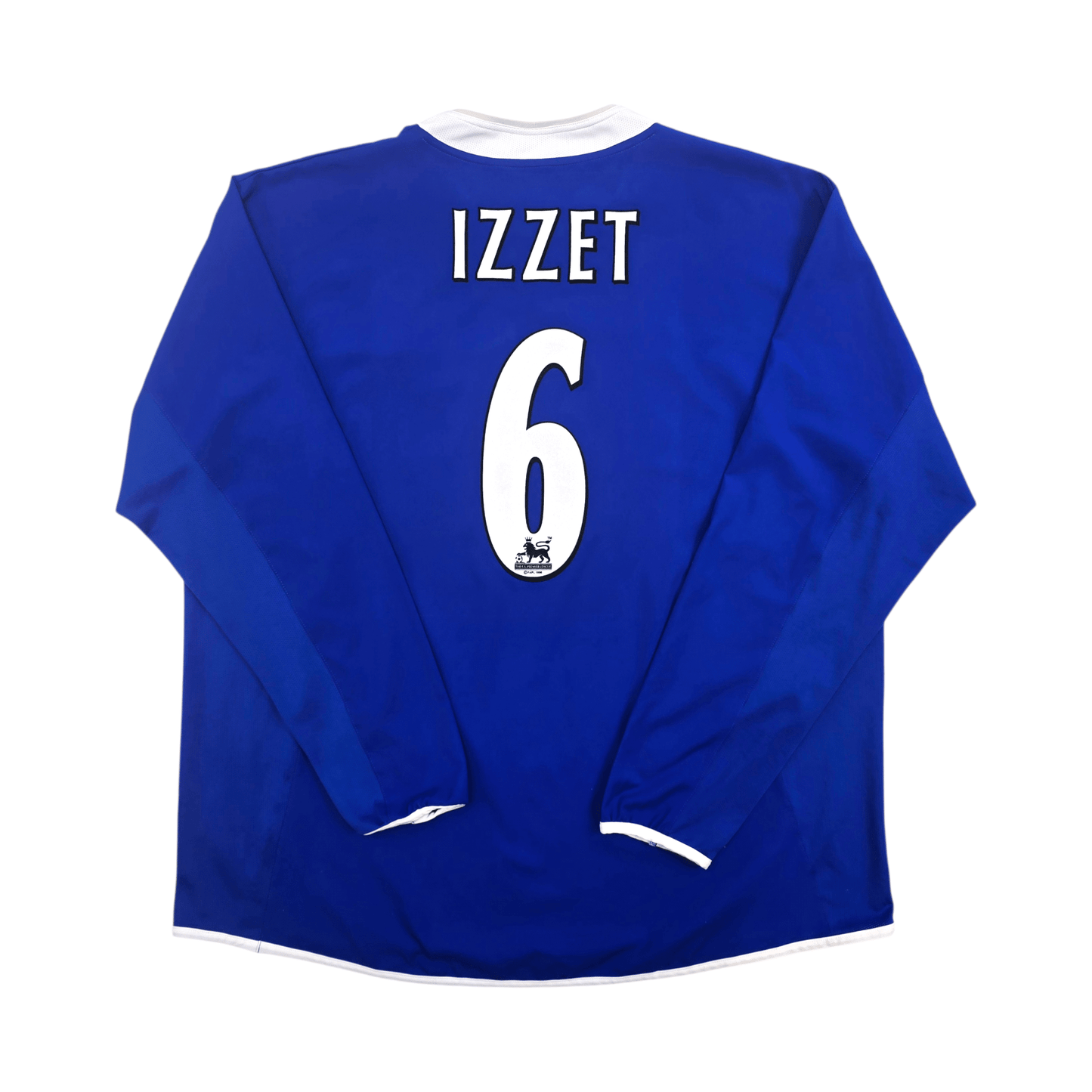 2003/05 Leicester City Home Football Shirt (3XL) Le Coq Sportif #6 Izzet