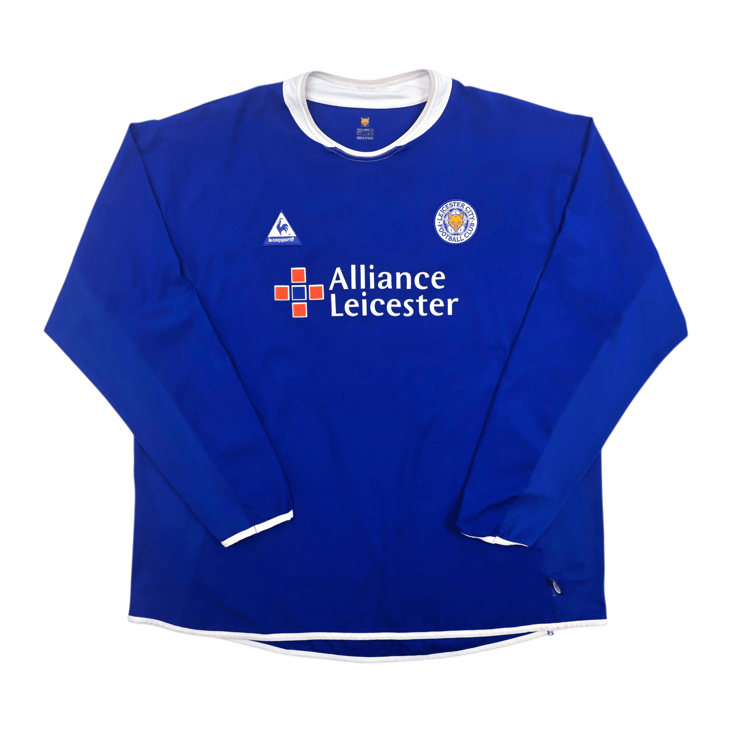 2003/05 Leicester City Home Football Shirt (3XL) Le Coq Sportif #6 Izzet