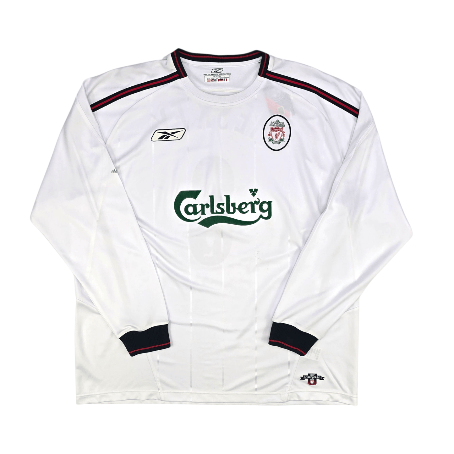 2003/05 Liverpool Away Football Shirt (2XL) Reebok #8 Heskey