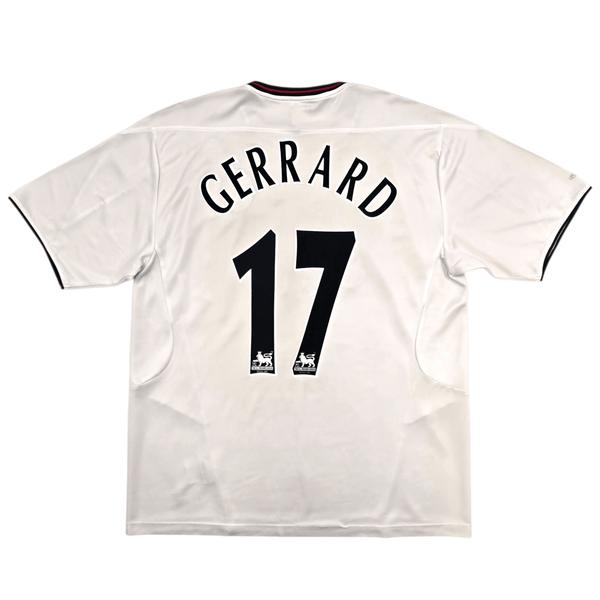 2003/05 Liverpool Away Football Shirt (L) Reebok #17 Gerrard