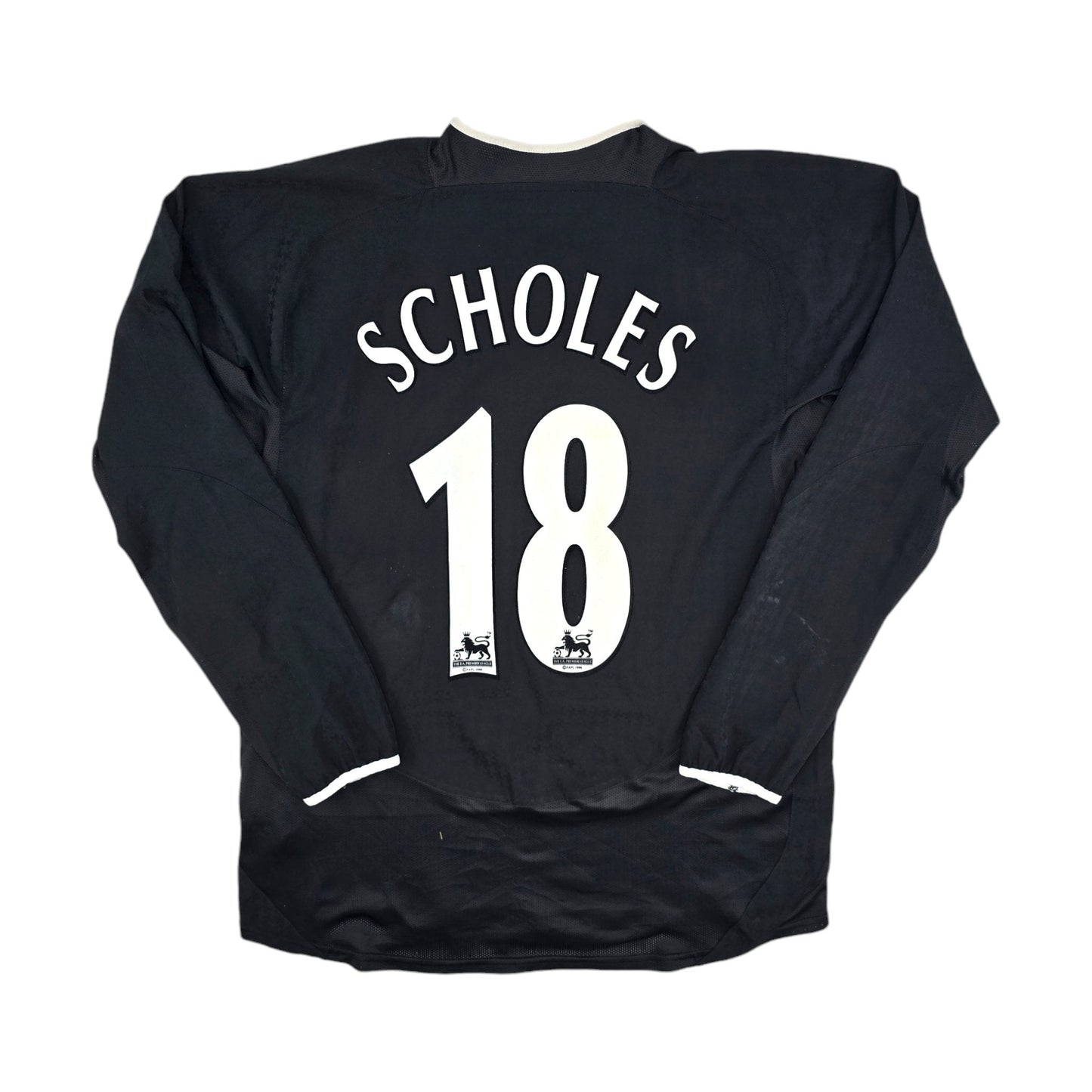 2003/05 Manchester United Away Football Shirt (L) Nike #18 Scholes