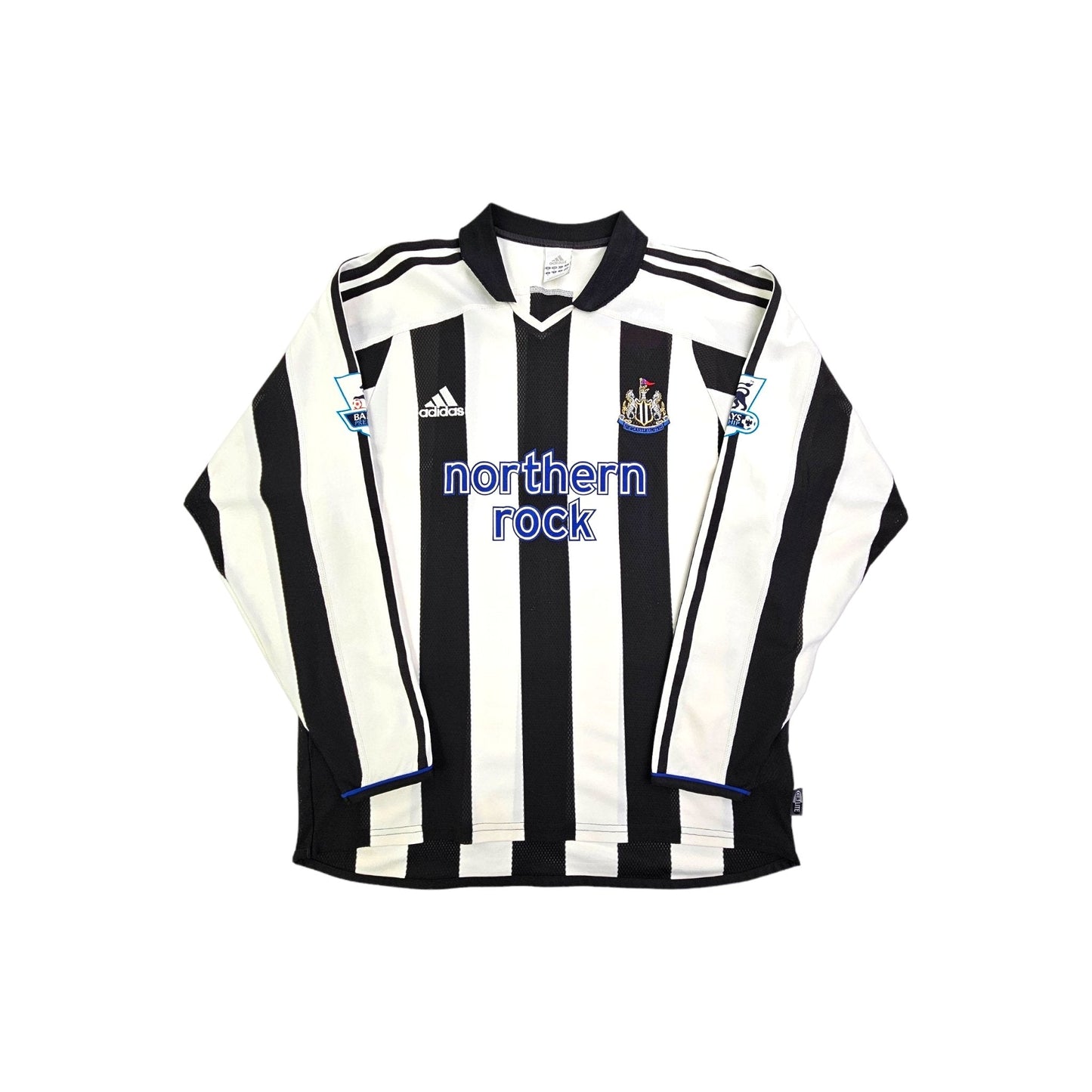 2003/05 Newcastle United Home Football Shirt (M) Adidas #11 Speed